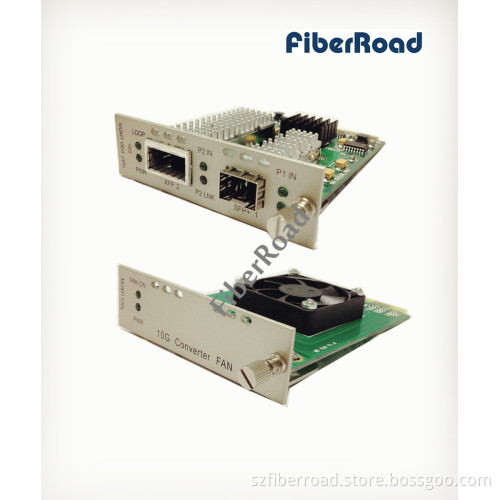 SFP+ to XFP 10G OTU Media Converter Card